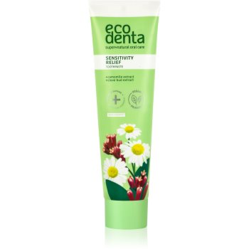 Ecodenta Green Sensitivity Relief pasta de dinti pentru dinti sensibili cu flor - imagine 2